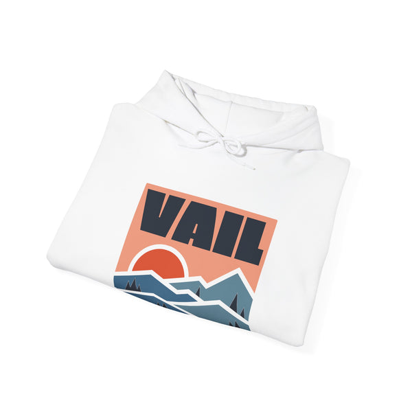 Vail, Colorado Hoodie - Unisex Mountain Vail Hoodie Graphic Sweatshirt