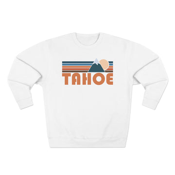 Buy white Premium Tahoe, California Retro Mountain Graphic Sweatshirt