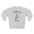 Premium Jackson Hole, Wyoming Ski Bunny Sweatshirt-3