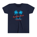 Manhattan Beach, California Youth Shirt - Retro Palm Tree Manhattan Beach Kid's T-Shirt-1