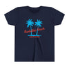 Manhattan Beach, California Youth Shirt - Retro Palm Tree Manhattan Beach Kid's T-Shirt