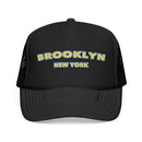 Brooklyn, New York Foam Trucker Hat – Retro Varsity City Cap-2