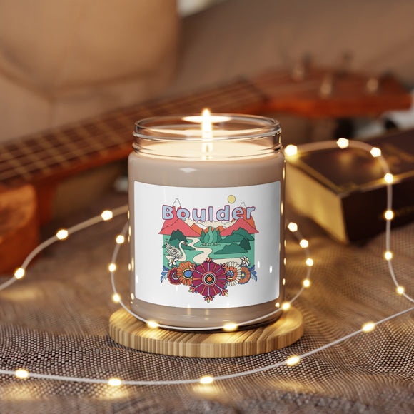 Boulder, Colorado Candle - Scented Soy Boulder Candle, 9oz