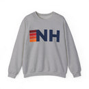 New Hampshire Retro Sweatshirt | Retro Stripes New Hampshire-3