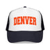 Kids Denver Foam Trucker Hat – Retro Patch Lettering Mesh Ca