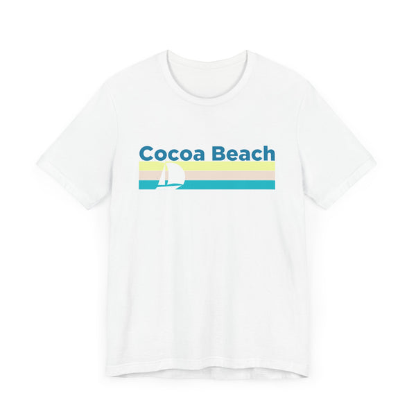 Cocoa Beach, Florida T Shirt - Sailboat Graphic Tee
