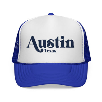 Buy royal Austin, Texas Retro Trucker Hat