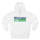 Premium Michigan Hoodie - Retro Unisex Sweatshirt-5