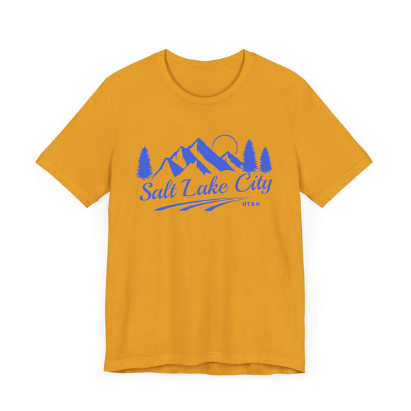 Salt Lake City, Utah T-Shirt - Retro Mountain Unisex Salt Lake City Shirt