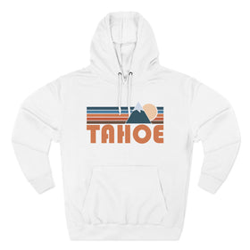 Buy white Tahoe, California Hoodie - Retro Mountain Unisex Sweatshirt