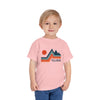 Telluride, Colorado Toddler T-Shirt - Retro Palm Tree Toddler Telluride Shirt