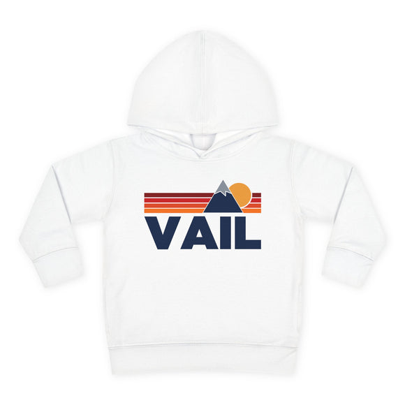 Vail, Colorado Toddler Hoodie - Unisex Mountain Vail Pullover Sweatshirt, Kids Hooded Jumper, Colorado Souvenir