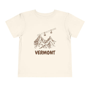 Vermont Toddler T-Shirt — Vintage Gondola Ski Mountain Tee