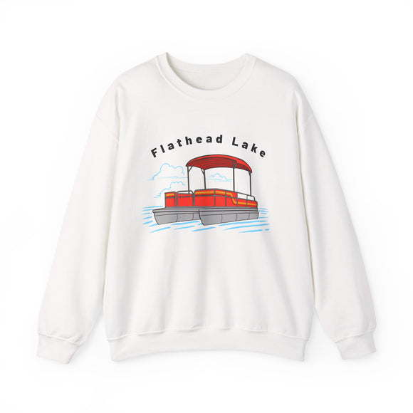 Flathead Lake Sweatshirt - Pontoon Boat Sweatshirt