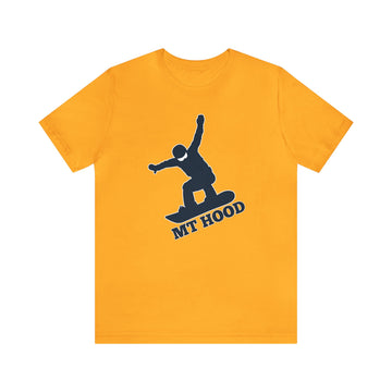 Mt. Hood, Oregon T-Shirt - Snowboard Unisex Mt. Hood Shirt - 0