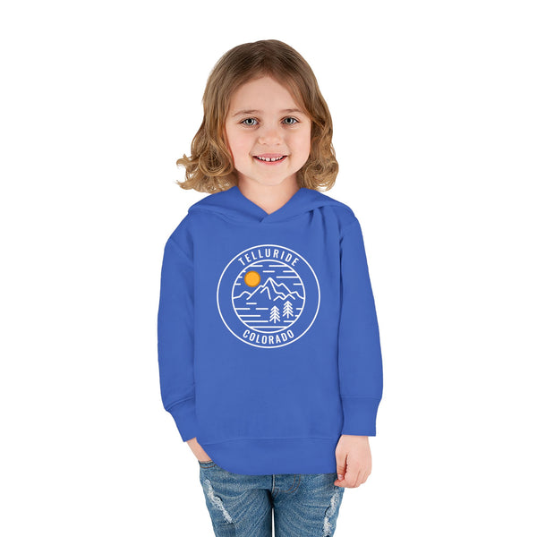 Telluride, Colorado Toddler Hoodie - Unisex Telluride Toddler Sweatshirt