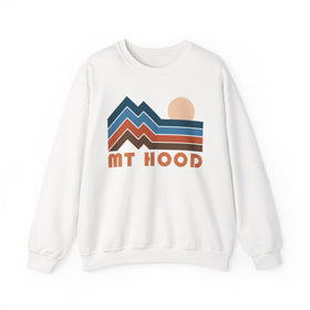 Mt. Hood, Oregon Sweatshirt Retro Mountains, Mt. Hood Unisex Graphic Crewneck