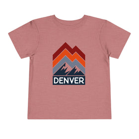 Denver, Colorado Toddler T-Shirt - Retro Palm Tree Toddler Denver Shirt