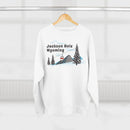Premium Jackson Hole, Wyoming Sweatshirt Unisex Crewneck, Premium Sweatshirt, Crewneck Jumper, Ski Resort Apparel-7