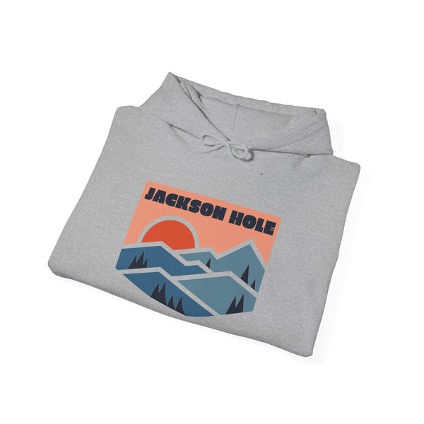 Jackson Hole, Wyoming Hoodie - Unisex Mountain Jackson Hole Hoodie Graphic Sweatshirt