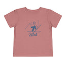 Utah Toddler Graphic Tee Vintage Ski - Kids Utah T-Shirt-1