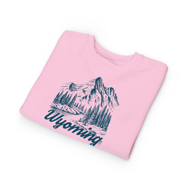 Wyoming Toddler Sweatshirt - Wyoming Toddler Crewneck Sweatshirt