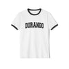 Durango, Colorado Cotton Ringer Graphic Tee - Unisex Durango T Shirt, Vintage Style Tee, Men's/Women's Tee
