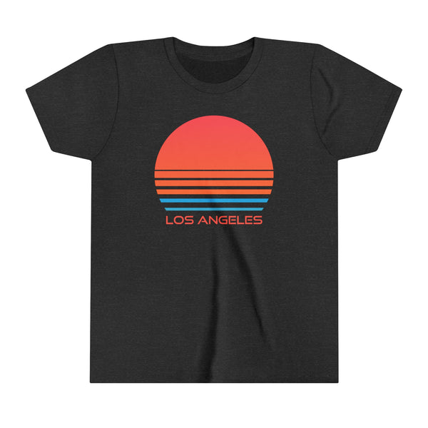 Los Angeles, California Youth Shirt - Retro 80s Los Angeles Kid's T-Shirt