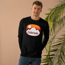 Colorado Mens Base Long-sleeve Tee - Retro Ombre Heavy Weight Long Sleeve T-shirt-9