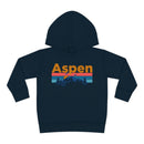 Aspen Toddler Hoodie - Retro Mountain Sun Unisex Aspen Toddler Sweatshirt-4