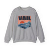 Vail, Colorado Sweatshirt Retro Mountains, Vail Unisex Graphic Crewneck