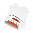 Lake Superior T Shirt - Retro Pontoon Boat Lake Superior Tee-7