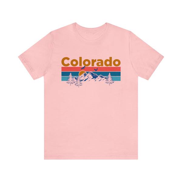 Colorado T-Shirt - Mountain Sunset Unisex Colorado Shirt