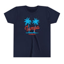 Tampa, Florida Youth Shirt - Retro Palm Tree Tampa Kid's T-Shirt-1