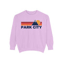 Park City, Utah Mountain Stripes Sweatshirt | Comfort Colors - 100% Cotton-6