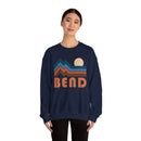 Bend, Oregon Sweatshirt Retro Mountains, Bend Unisex Graphic Crewneck-21