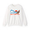 Salt Lake City, Utah Sweatshirt - Mountain Salt Lake City Crewneck Sweatshirt