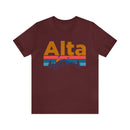 Alta, Utah Shirt - Mountain Sunset Unisex Alta T-Shirt-6