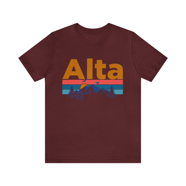Alta, Utah Shirt - Mountain Sunset Unisex Alta T-Shirt