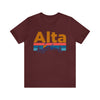 Alta, Utah Shirt - Mountain Sunset Unisex Alta T-Shirt