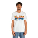 Big Sky, Montana Shirt - Mountain Sunset Unisex Big Sky T-Shirt-101