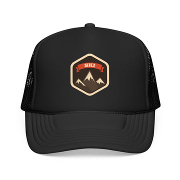 Ski Trucker Hat - Ski Foam Mountain Cap