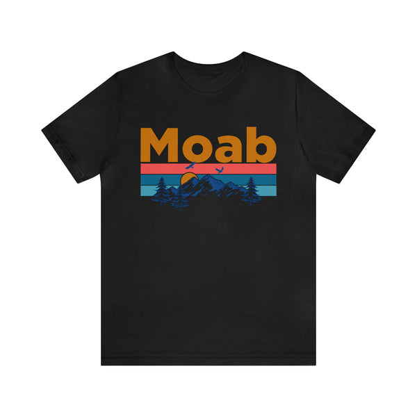 Moab, Utah Shirt - Mountain Sunset Unisex Moab T-Shirt