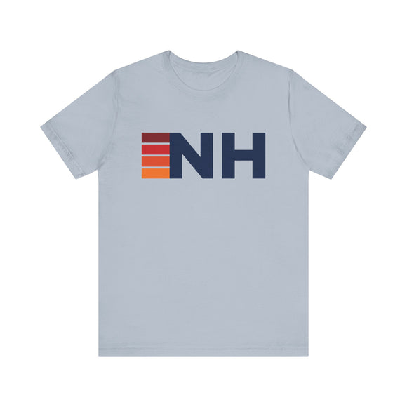 New Hampshire Retro Stripes T-Shirt | New Hampshire State Tee