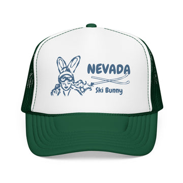 Buy kelly-white-kelly Nevada Ski Bunny Trucker Hat