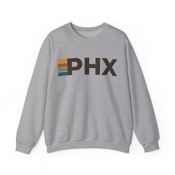 Buy sport-grey Phoenix, Arizona PHX Retro Stripe Sweatshirt