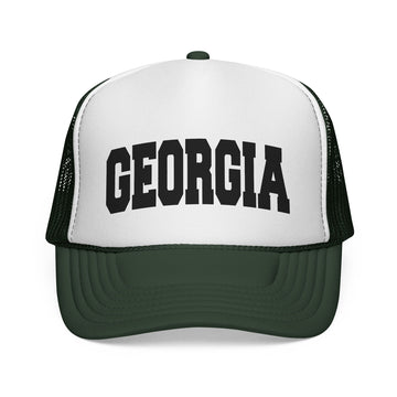 Buy dark-green Georgia Retro Collegiate Style Trucker Hat