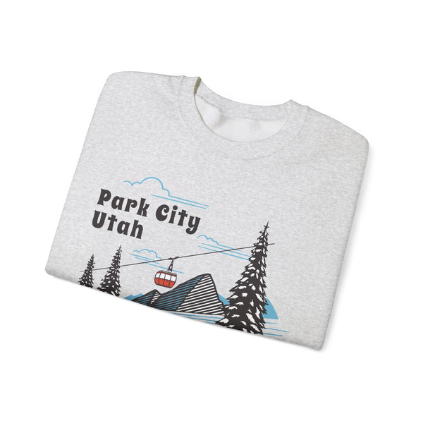 Park City, Utah Sweatshirt - Unisex Retro Ski Mountain Gondola Park City Sweatshirt