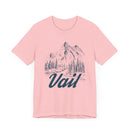 Vail, Colorado Graphic Tee - Mountain Illustration Vail T Shirt-23