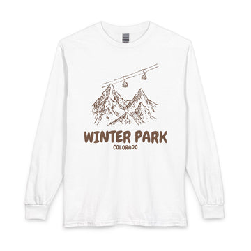 Winter Park, Colorado Long Sleeve T-Shirt - Ski Mountain Gondola
